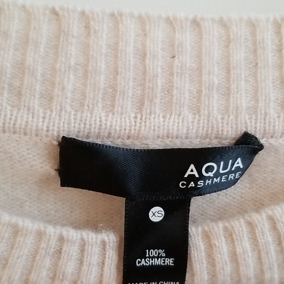 Aqua cashmere sweater - Picture 5 of 5
